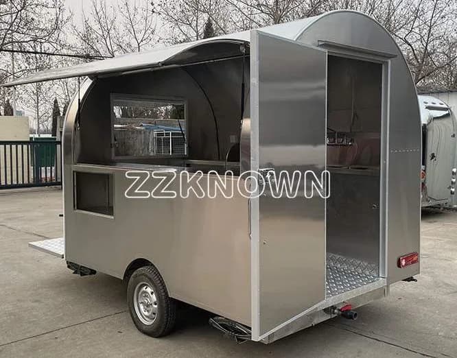 KN-FR-7 round-roof food trailer