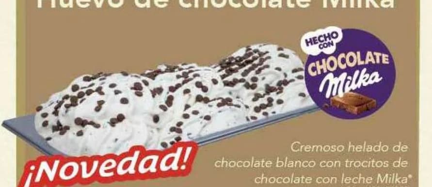 Milka Chocolate Egg ice cream