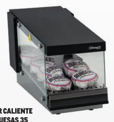 Mantenedor caliente de hamburguesas Casselin