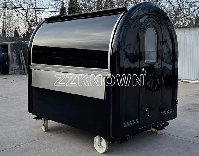 KN-FR-4 round-roof food trailer