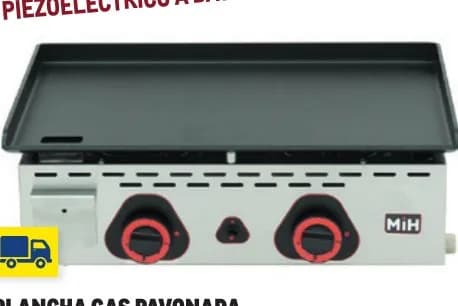 MIH blued-steel gas griddle