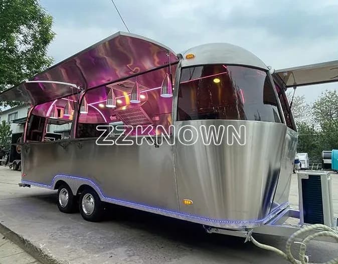 Remolque Airstream de acero inoxidable KN-QF-2
