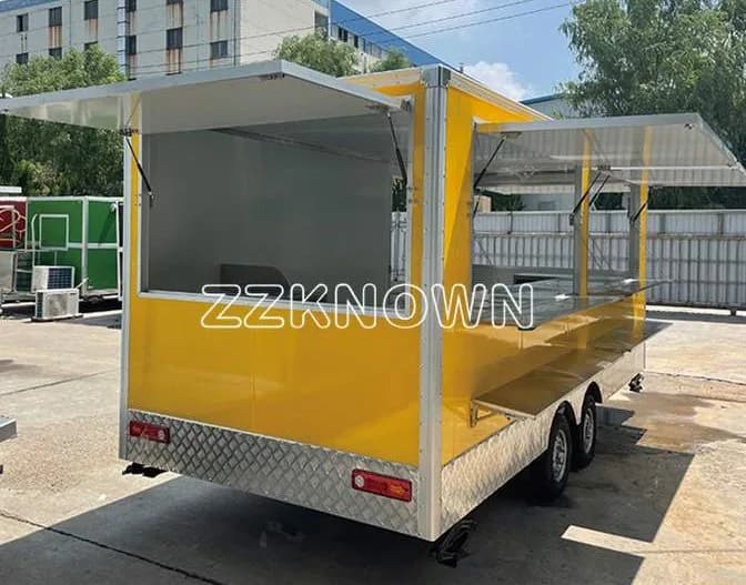 KN-FS-7 square food trailer