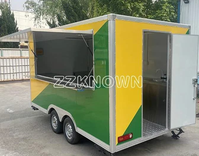 KN-FS-5 square food trailer
