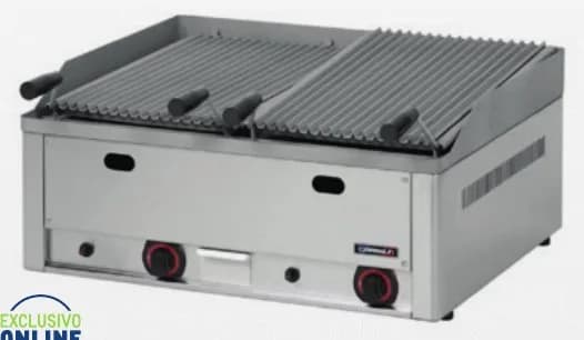 Casselin double lava-stone grill