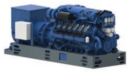 Baudouin 12M26.3 marine generator set