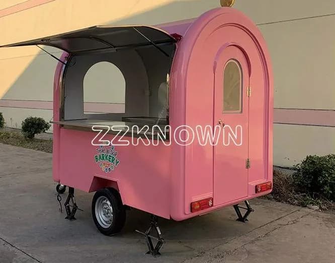 KN-FR-3 round-roof food trailer
