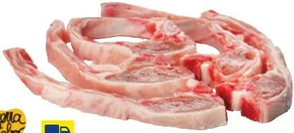 Milk-fed lamb chops