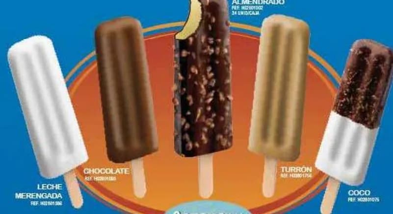 Sorbimilk ice lollies