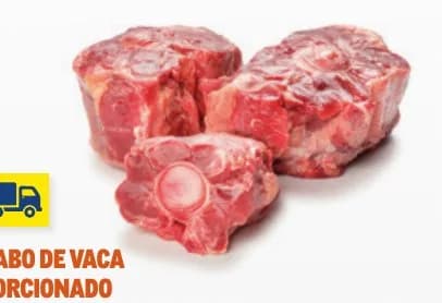 Rabo de vaca porcionado