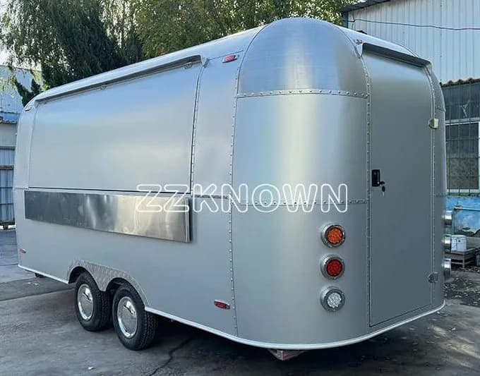 Remolque Airstream de acero inoxidable KN-QF-3