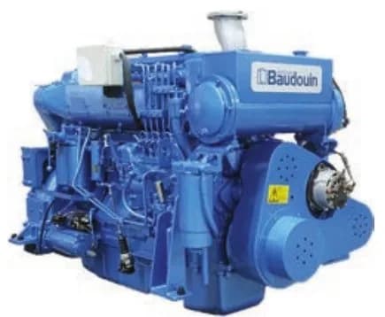 Baudouin 6M16 marine auxiliary engine