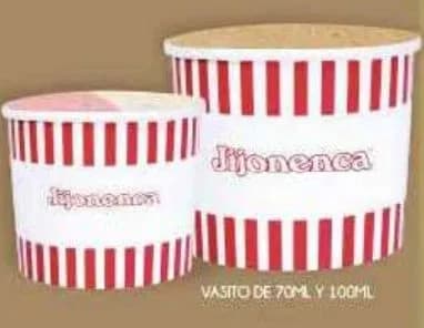 70 and 100 ml ice-cream cups