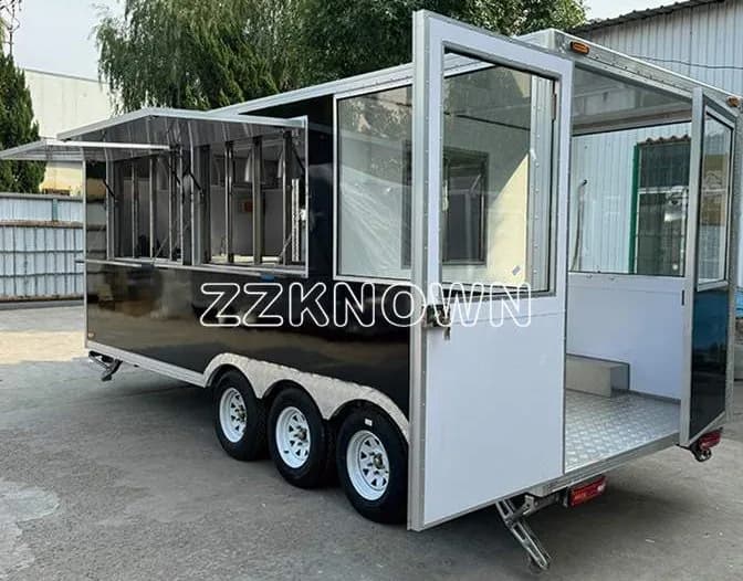 KN-FS-8 square food trailer