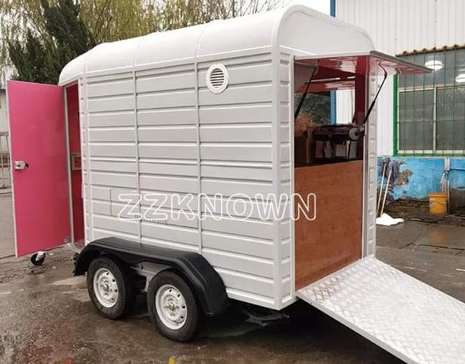 Remolque de comida tipo horsebox KN-YD-1