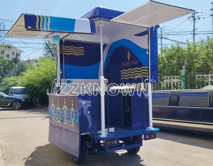 Triciclo eléctrico de comida tipo Ape KN-APE