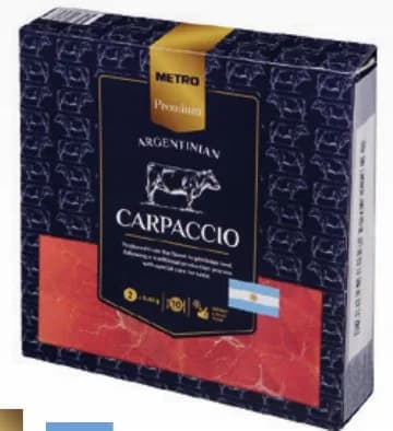 Argentine cow carpaccio