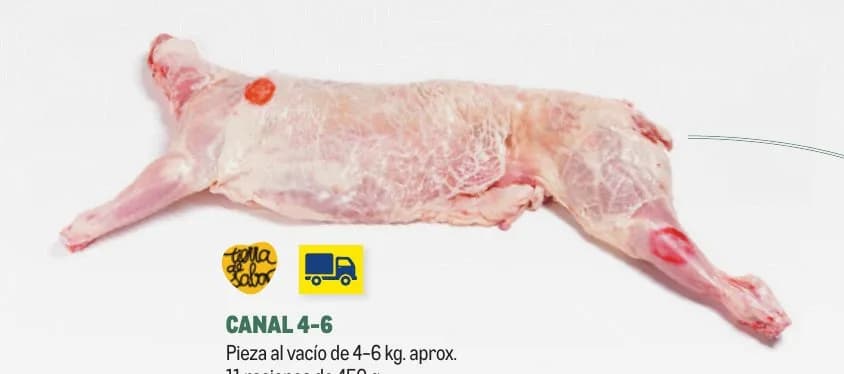 Whole milk-fed lamb