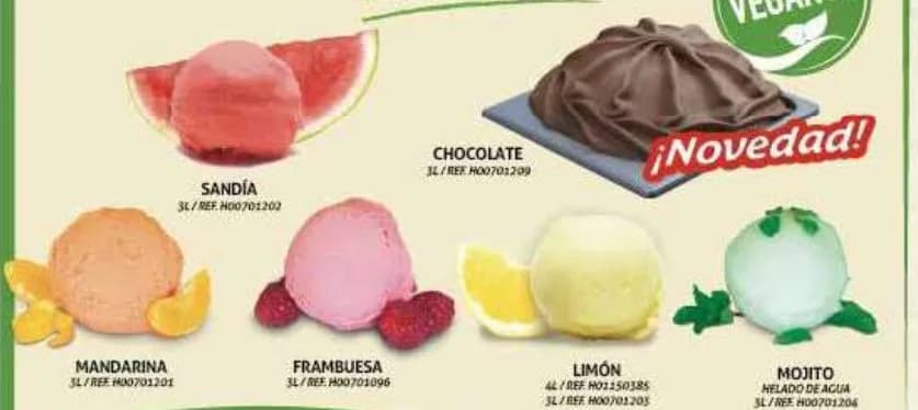 Vegan-friendly sorbets